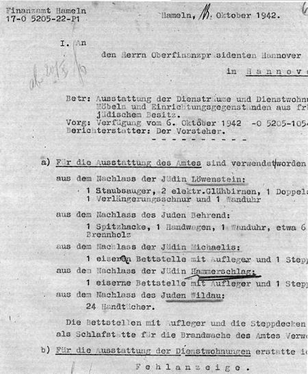 Finanzamt Hameln Verwertung