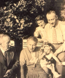 Salomon und Emma Keyser mit Selma und Alwin Gottschalk und Tochter Dina