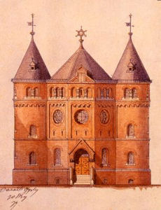 Fassade der Synagoge